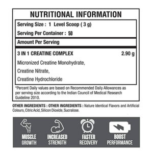 Bigmuscles Nutrition The Real Crea Supplement Fact