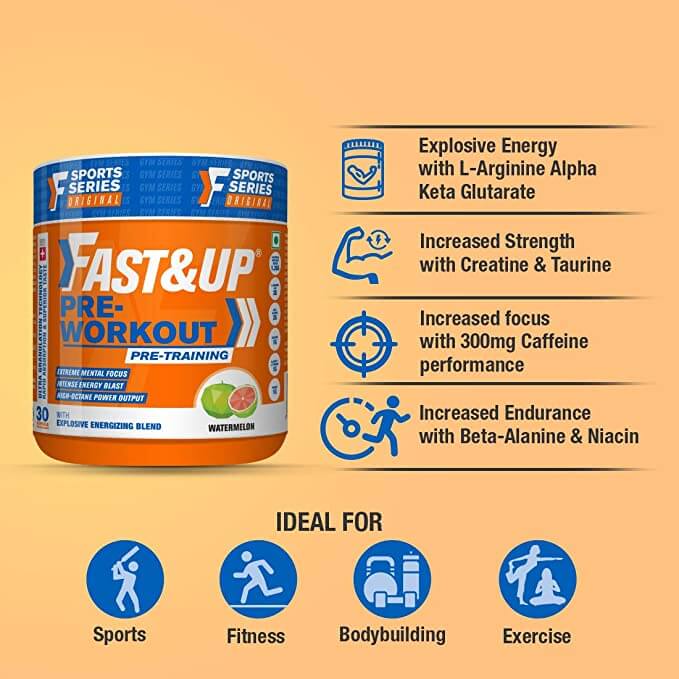 Fast&up Pre-workout fitkart Fact