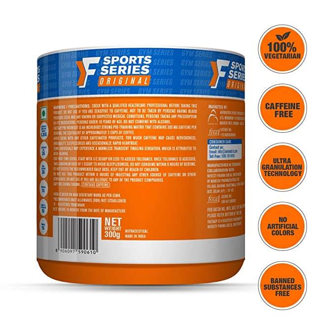 Fast&up Pre-workout fitkart