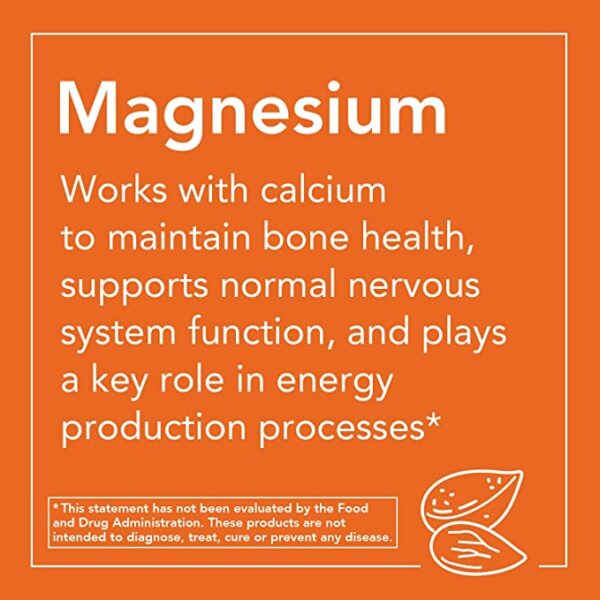 Now Magnesium Citrate Supplement Fact Fitkart