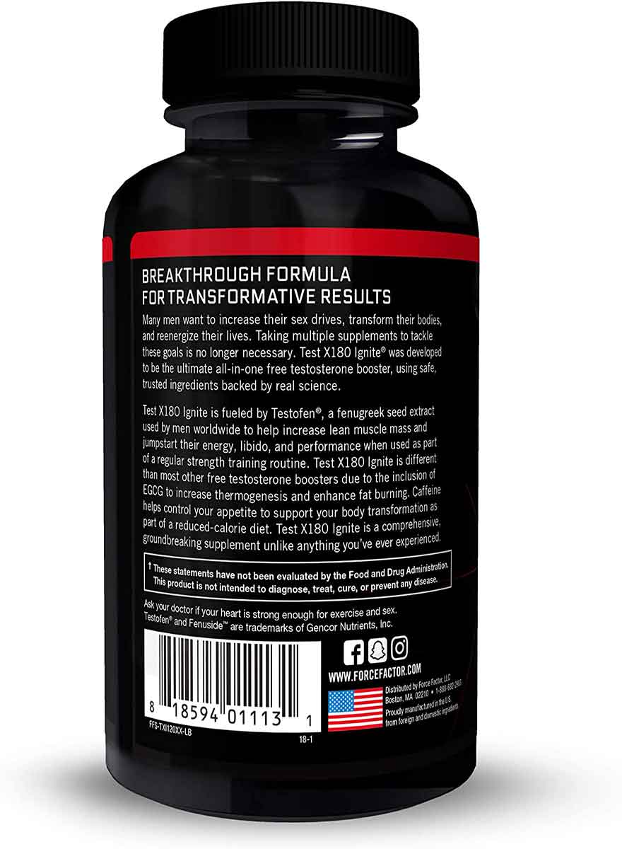 Force Factor Test X180 Ignite - Image 5